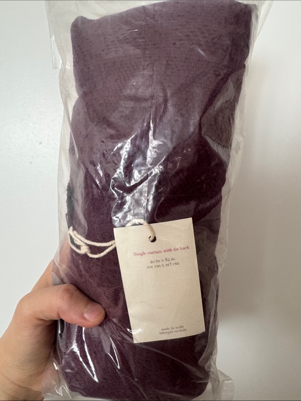 Urban Outfitters Plum Curtain Panel
